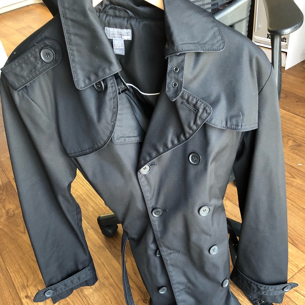 Men’s Black trench coat